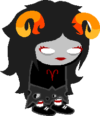 Aradia as a ghost.